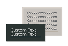 Customizable Signs