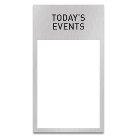 2-Line Informational Sign w/Insert Window