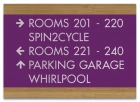 5-Line Directional Sign