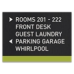 5-Line Directional Sign