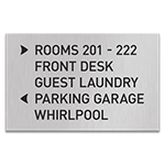 5-Line Directional Sign