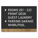 5-Line Directional Sign