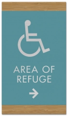 Accessible Direction Sign w/ ISA