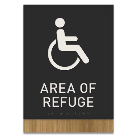 Area of Refuge Sign - ISA Symbol
