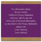 CA Privacy Statement