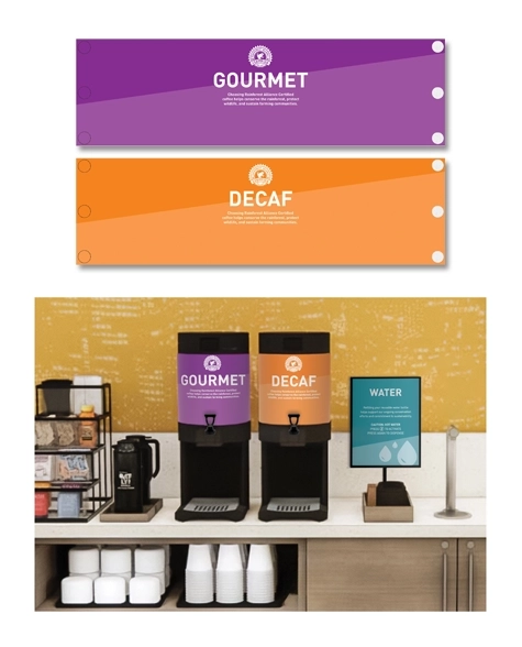 Coffee Wraps - Set of 2: Gourmet and DecafFor 1.5 Gallon Fetco Dispensers