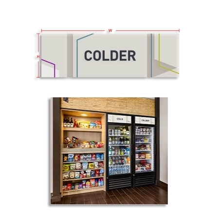 Colder Freezer Graphic