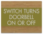 Doorbell Switch Sign