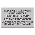Employees Must Wash Hands Sign