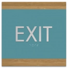 "Exit" Egress Sign - CA Compliant
