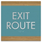 "Exit Route" Egress Sign - CA Compliant