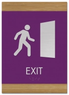 Exit Sign w/ Symbol