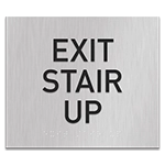 Exit Stair UpEgress Sign - CA Compliant