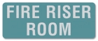 Fire Riser Room Label