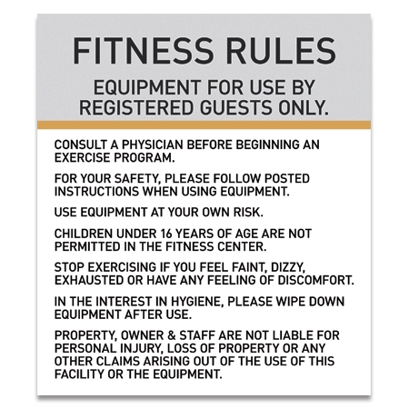 Fitness Center w/Accent