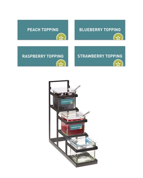 Fruit Topping Tags - Set