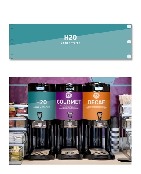 H2O - A Daily Staple: Water WrapFor 1.5 Gallon Fetco Dispensers