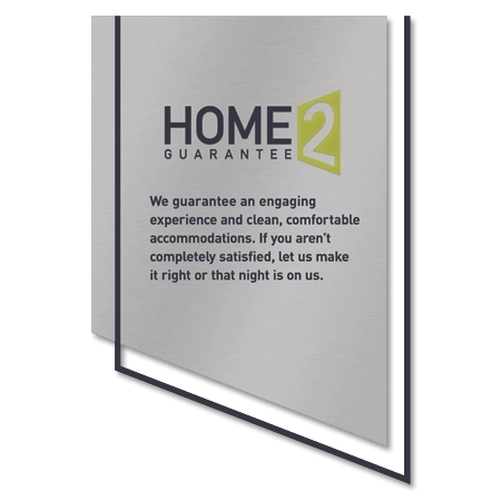Home2 Guarantee Sign