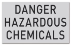Indiana Hazardous Chemicals Sign