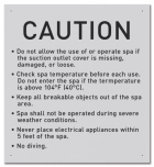 ISPSC Spa Rules Sign