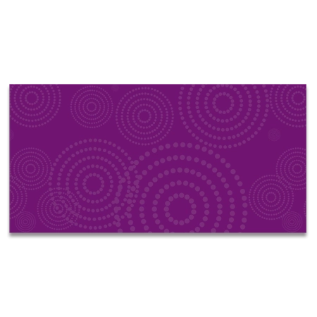 Magenta Acrylic Cabinet Cover w/Circle Pattern