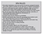 Maine Spa Rules Sign