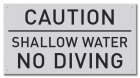 Maricopa County, Arizona No Diving Sign