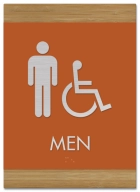 Men Sign w/Male & ISA Symbols