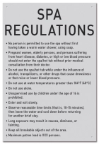 Nebraska Spa Regulations Sign