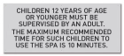 Nevada Children Under 12 Spa Rules Sign