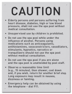 New York City Spa Rules Sign