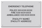 Ontario Canada Emergency Phone Sign