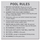 Oregon Pool Rules Sign