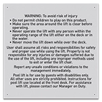 Pool Lift Instructions