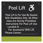 Pool Lift Rules w/Dynamic ISA Symbol - Large