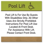 Pool Lift Rules w/ISA Symbol