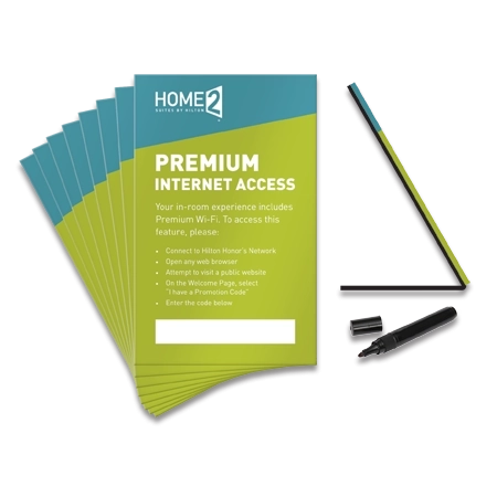 Premium Internet Access Easel w/Chalk Marker - 8 Pack