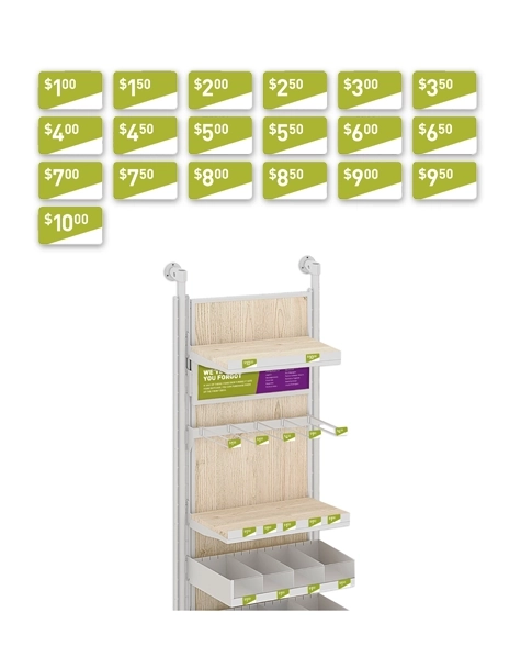 Price Magnets Multi Pack - 5 Sets of 19