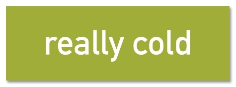 really cold Cooler Panel Sign