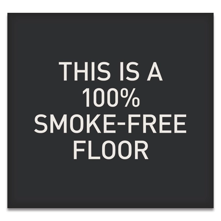 Smoke-Free Floor Sign