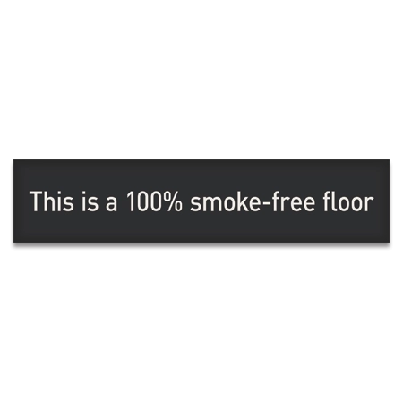 Smoke-Free Floor Sign