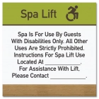 Spa Lift Rules w/Dynamic ISA Symbol - Large