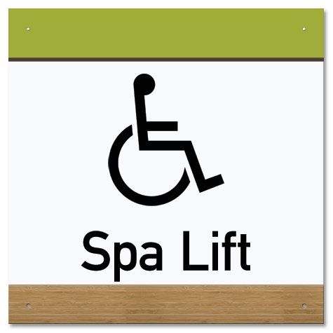 Spa Lift w/ISA Symbol - Large