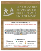 Standard Elevator Evacuation Plans - CA Compliant