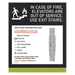 Standard Elevator Evacuation Plans - CA Compliant