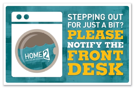 Stepping Out Laundry Sign