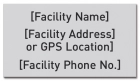 Texas Emergency Phone Location Sign