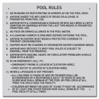 Washington Pool Rules Sign