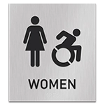 Women Sign w/Female & Dynamic ISA Symbols