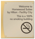 100% No Smoking Building